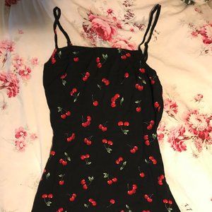 Black Cherry Strap Dress